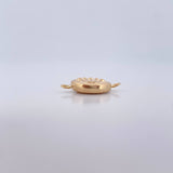 Herraje Corona Rx 0.8gr / 1.2cm / Punteado Oro Amarillo 18K &