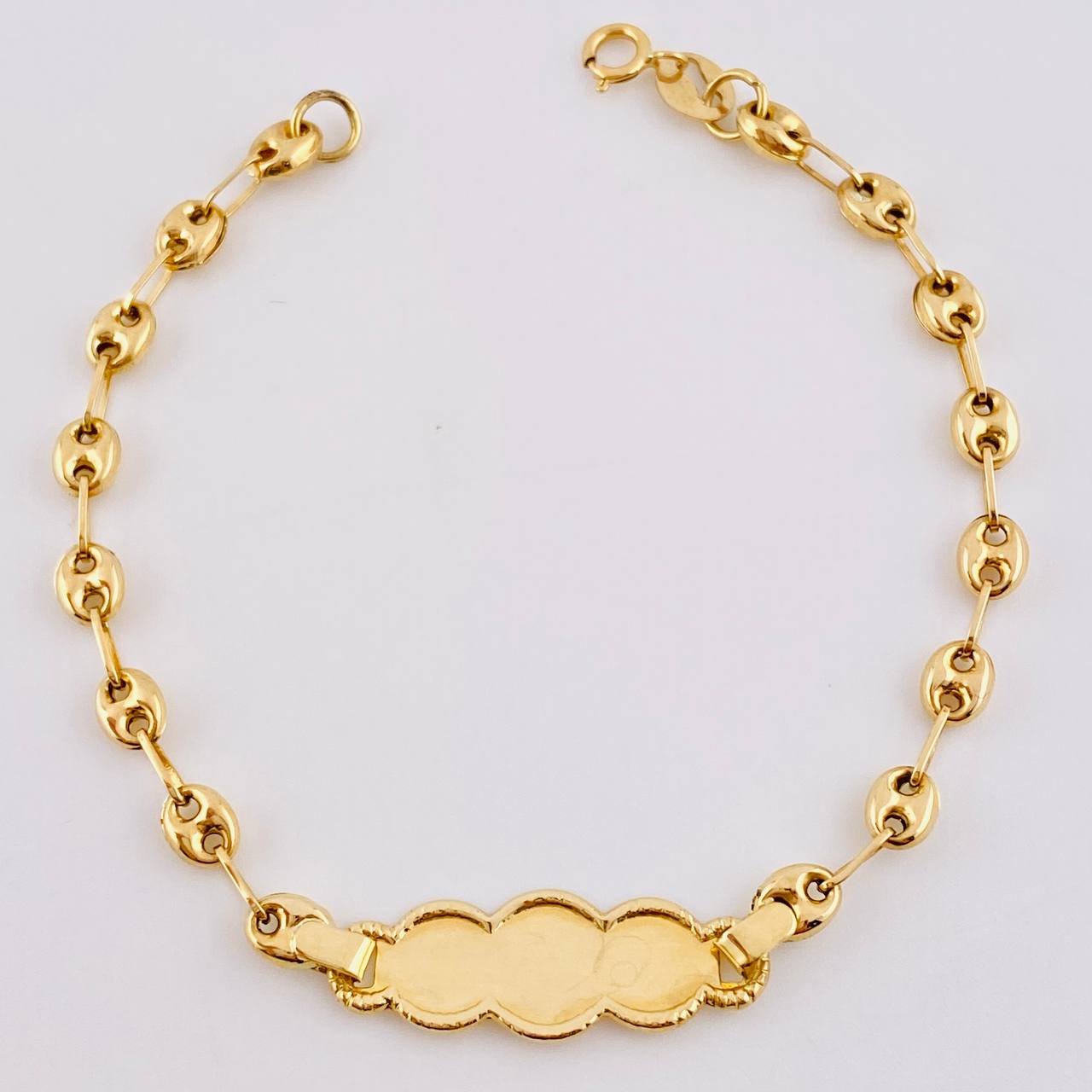 Pulso Gc Placa Nube 1.85gr / 14cm / 3.6mm Oro Amarillo 18K