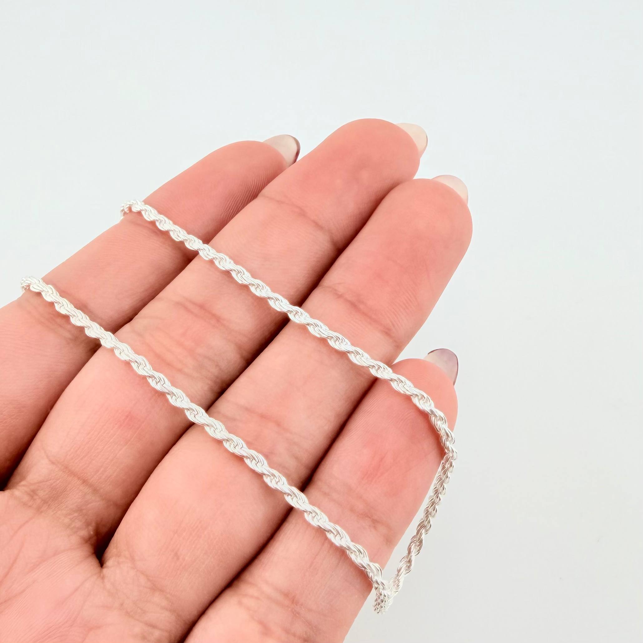Cadena Lazo 6.65gr / 50cm / 2mm Plata 925