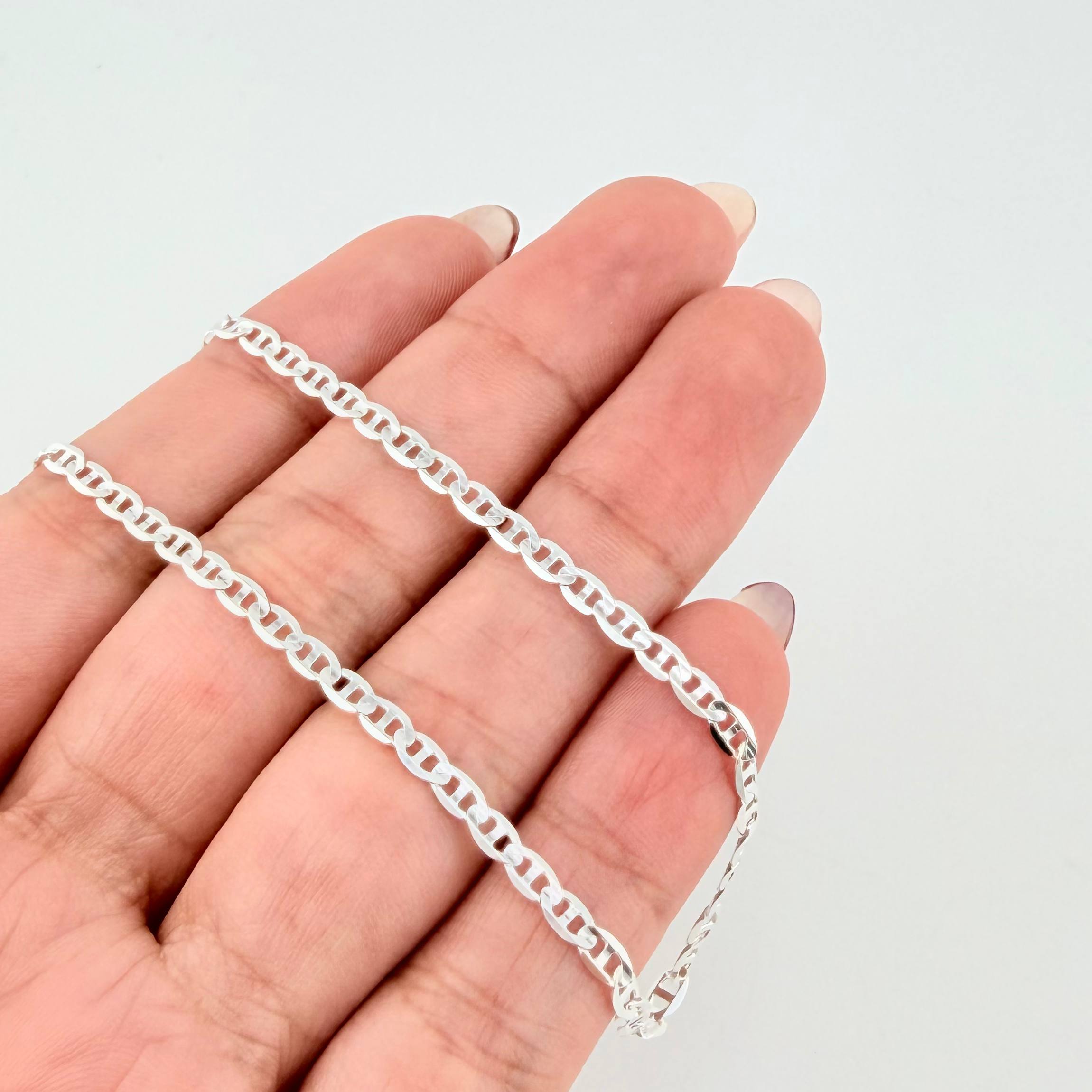 Cadena Plana 5.15gr / 60cm / 2.8mm Plata 925 ©