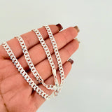 Cadena Cubana 15.3gr / 65cm / 4.6mm Plata 925 ©