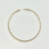 Pulso Tenis Burbuja 9.35gr / 18.5cm / 3.7mm Plata 925 *
