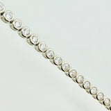 Pulso Tenis Burbuja 9.35gr / 18.5cm / 3.7mm Plata 925 *