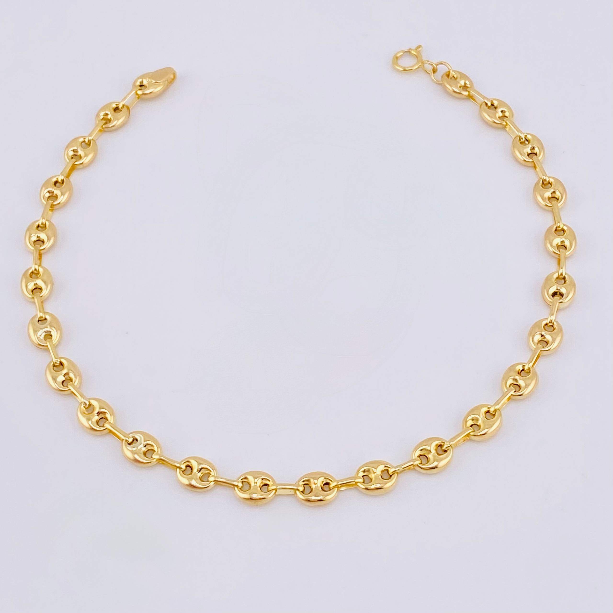 Pulso GC 3.45gr / 20.5cm / 4.8mm Oro Amarillo 18K