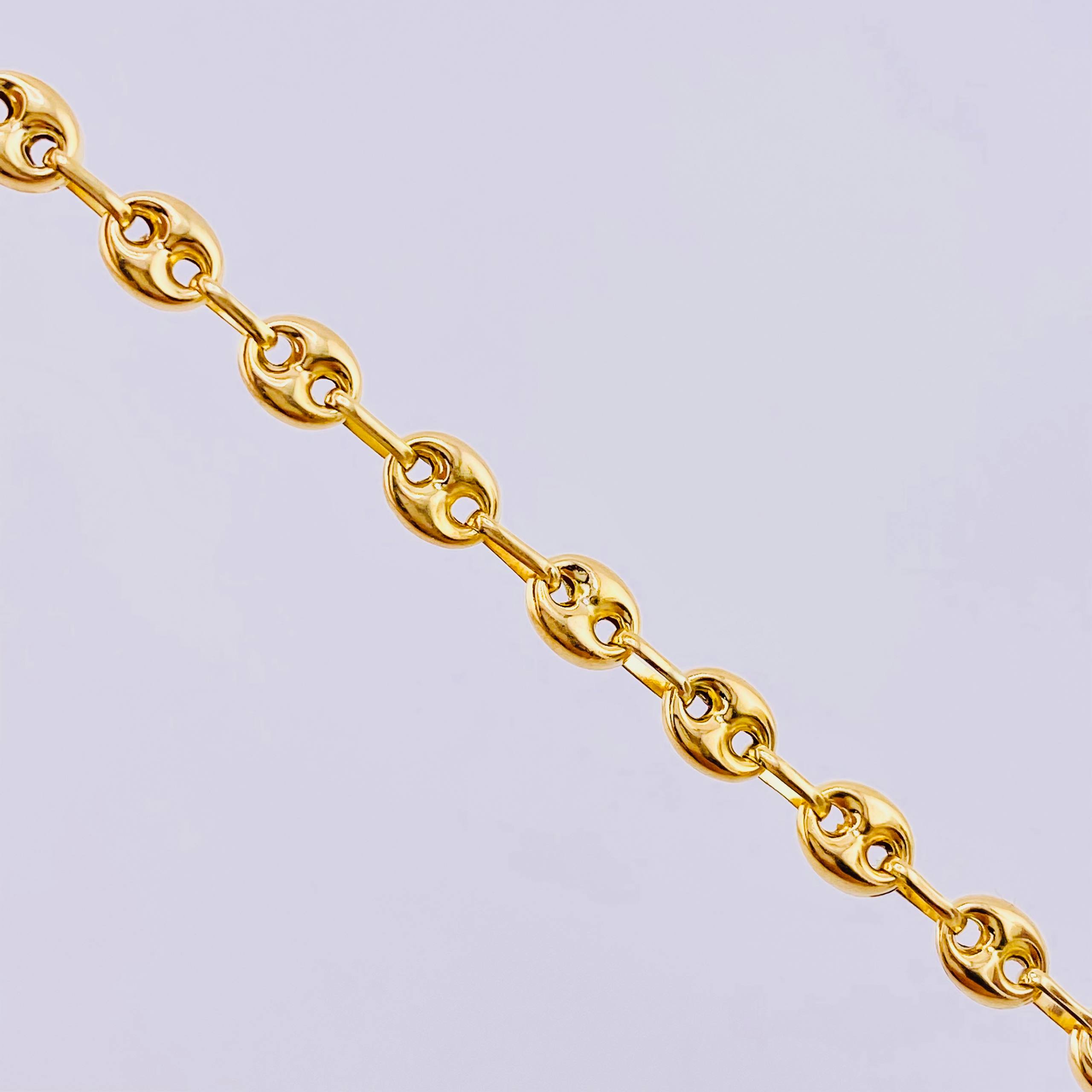Pulso GC 3.45gr / 20.5cm / 4.8mm Oro Amarillo 18K