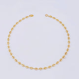 Tobillera GC 2.45gr / 24.5cm / 3.2mm Oro Amarillo 18K *