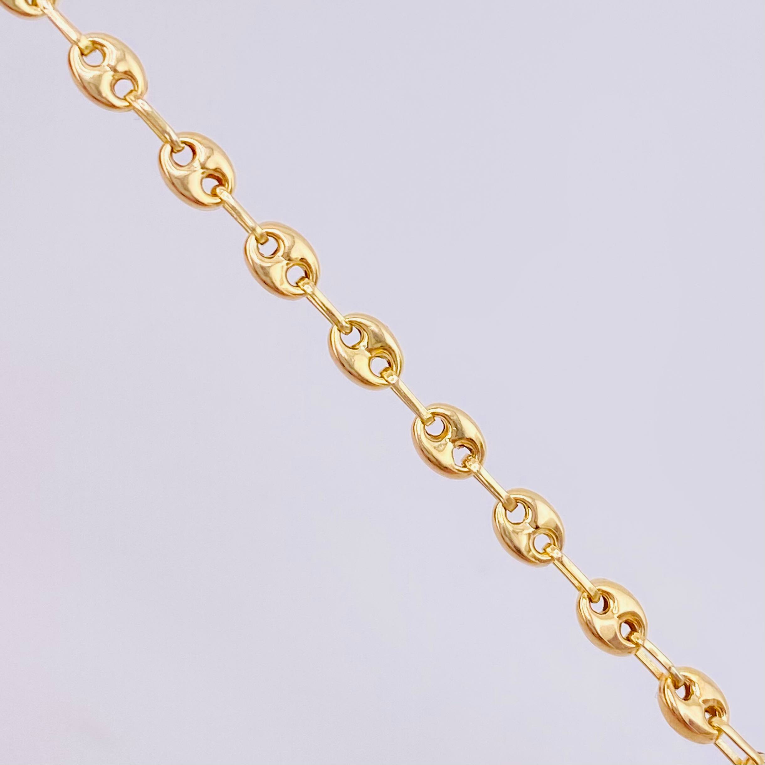 Tobillera GC 2.45gr / 25.5cm / 3.2mm Oro Amarillo 18K