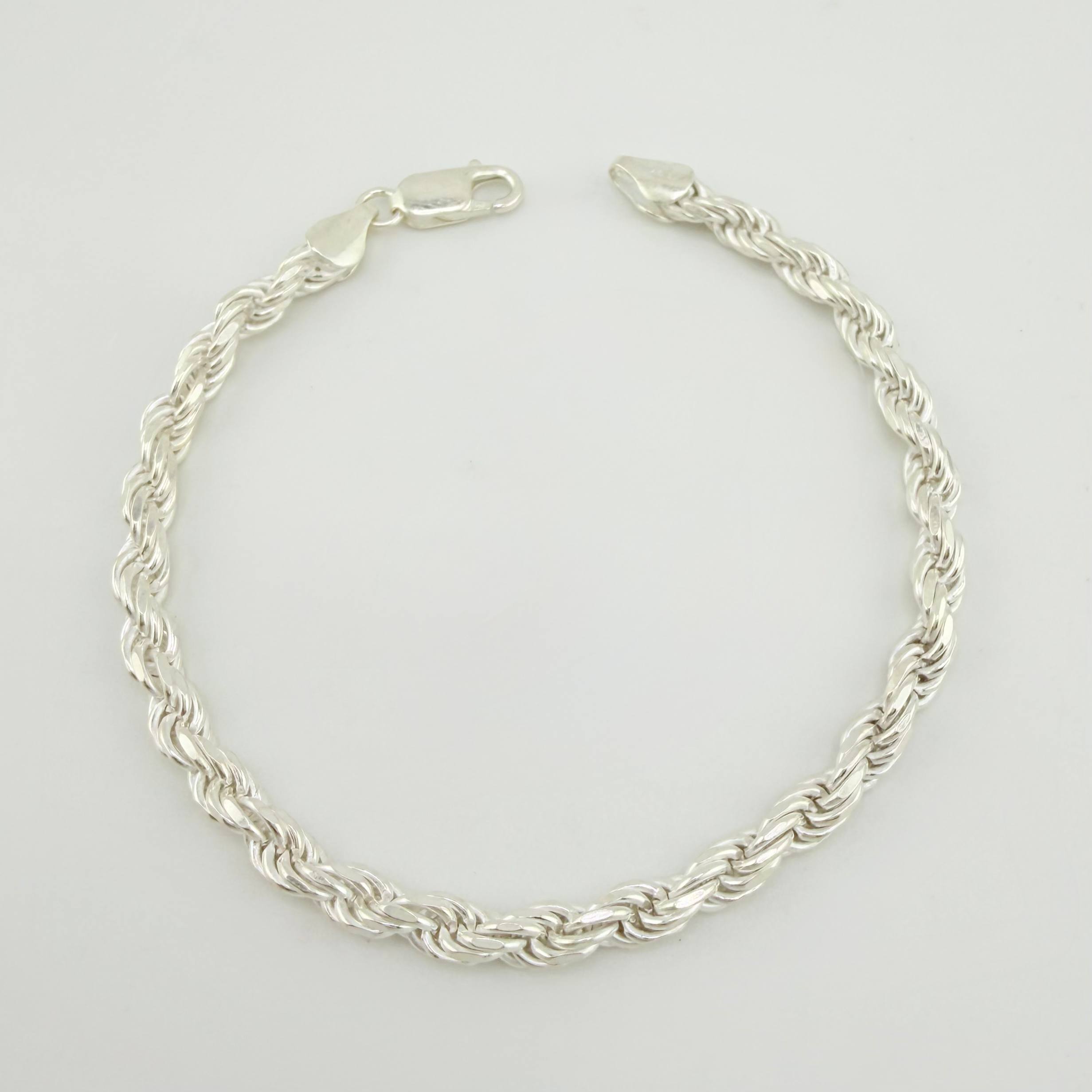 Pulso Lazo 15.25gr / 21.5cm / 4.8mm Plata 925 ©
