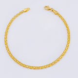 Pulso Chino 2.2gr / 18.5cm / 2.8mm Oro Amarillo +1 18K