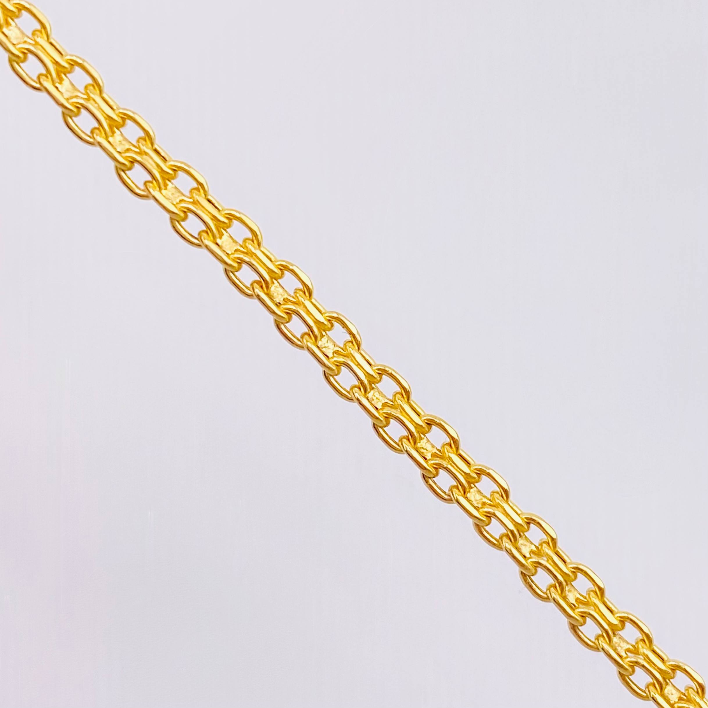 Pulso Chino 2.2gr / 18.5cm / 2.8mm Oro Amarillo +1 18K