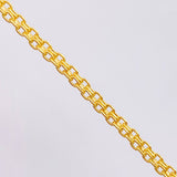 Pulso Chino 2.2gr / 18.5cm / 2.8mm Oro Amarillo +1 18K