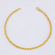 Pulso Lazo 2.4gr / 20.5cm / 2.7mm Oro Amarillo +3 18K ©