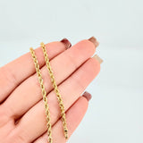 Pulso Lazo 2.4gr / 20.5cm / 2.7mm Oro Amarillo +3 18K ©