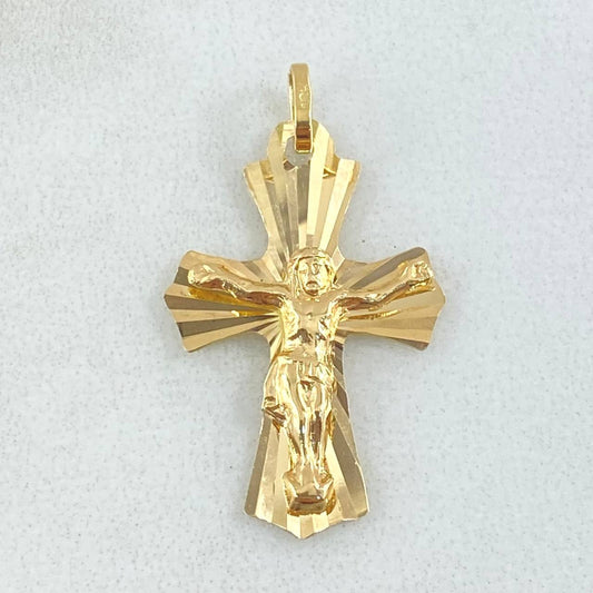 Dije Cruz Cristo 1.6gr / 1.8cm / Oro 18K