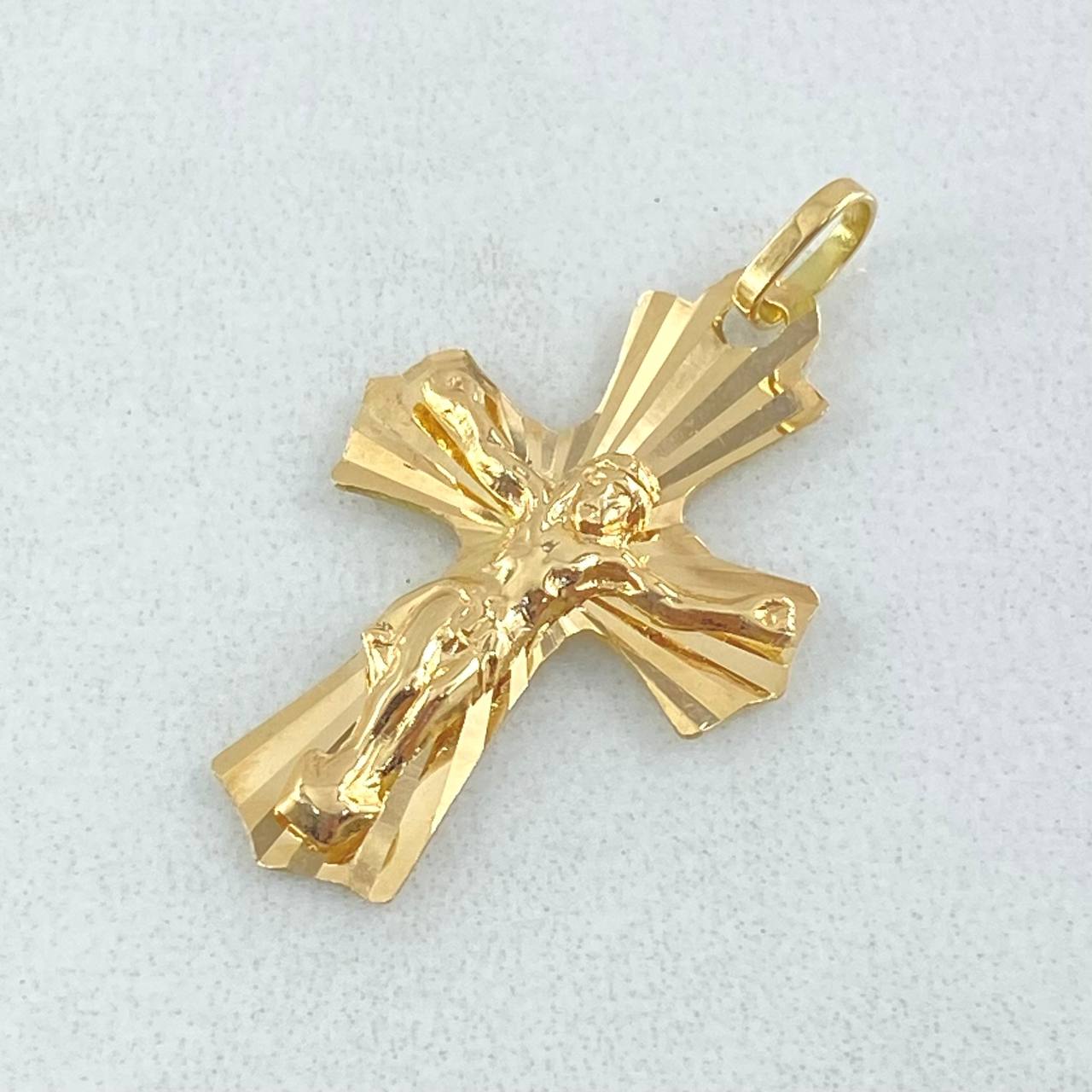 Dije Cruz Cristo 1.6gr / 1.8cm / Oro 18K