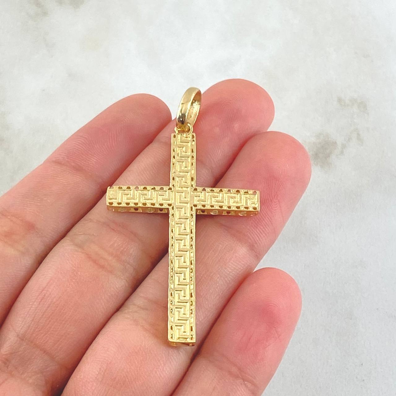 Dije Cruz Tribal 4gr / 5cm / Oro 18K