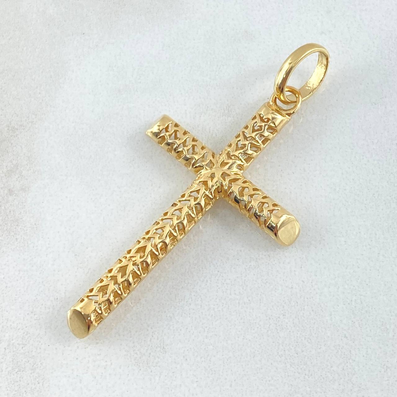 Dije Cruz Malla 3.25gr / 5cm / Oro 18K