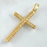 Dije Cruz Malla 3.25gr / 5cm / Oro 18K