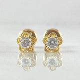 Topos Flor  0.9gr / Oro Amarillo 18K