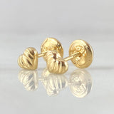 Topos Corazon Rayado 0.5gr / Oro Amarillo 18K ©