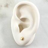 Topos Corazon Rayado 0.5gr / Oro Amarillo 18K ©