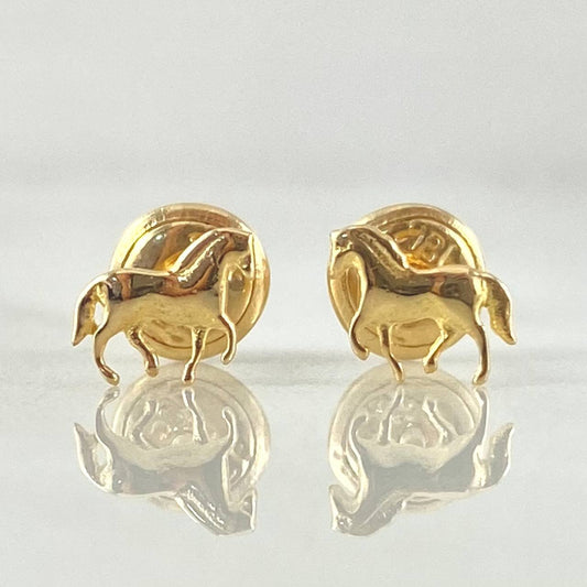Topos Caballo 0.55gr / Oro Amarillo 18K ©