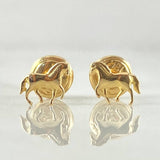 Topos Caballo 0.55gr / Oro Amarillo 18K ©
