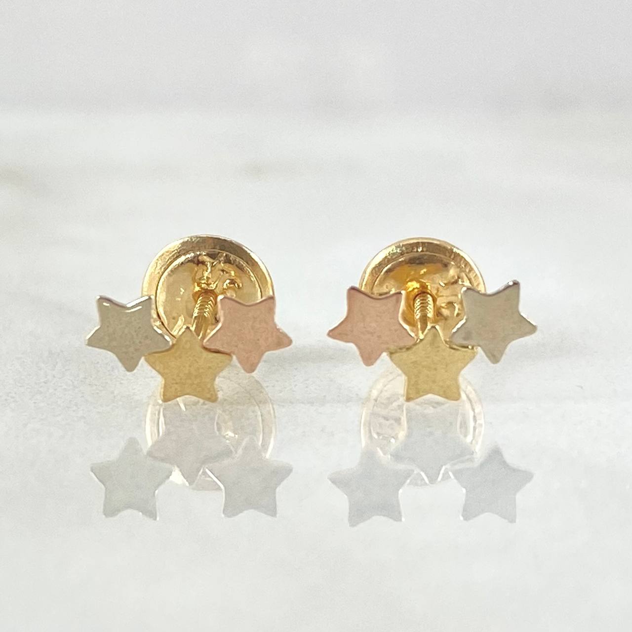 Topos Trío De Estrellas 0.55gr / Oro 18K*