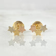 Topos Trío De Estrellas 0.6gr / Oro 18K*
