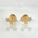 Topos Trío De Estrellas 0.6gr / Oro 18K*