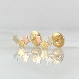 Topos Trío De Estrellas 0.55gr / Oro 18K*
