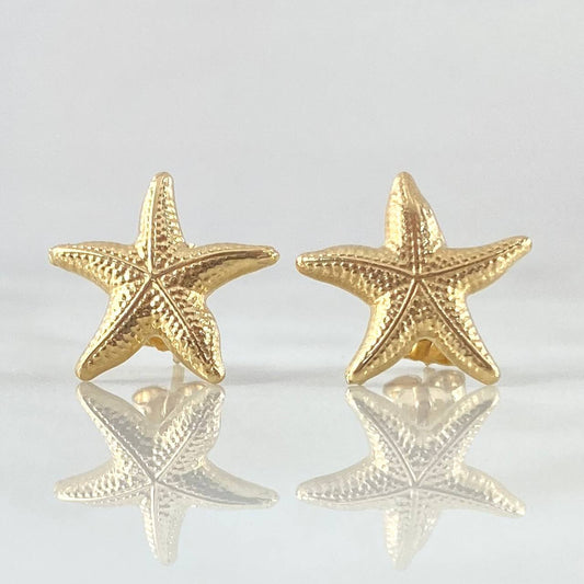 Topos Estrellla de Mar 2.15gr / 1.4cm / Oro Amarillo 18K ©