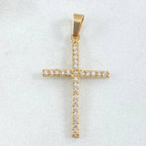 Dije Cruz Tupida 1.15gr / 3.3cm / Oro 18K