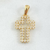 Dije Cruz Silueta 2.35gr / 3cm / Oro 18K