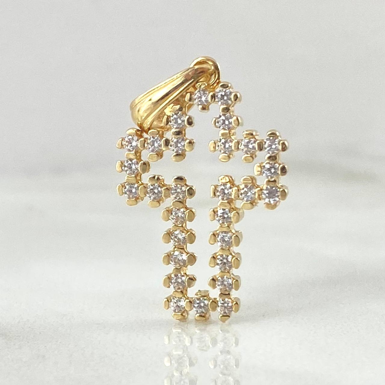 Dije Cruz Silueta 2.35gr / 3cm / Oro 18K