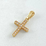 Dije Cruz Doble Faz 1.3gr / 2.4cm / Oro 18K ©