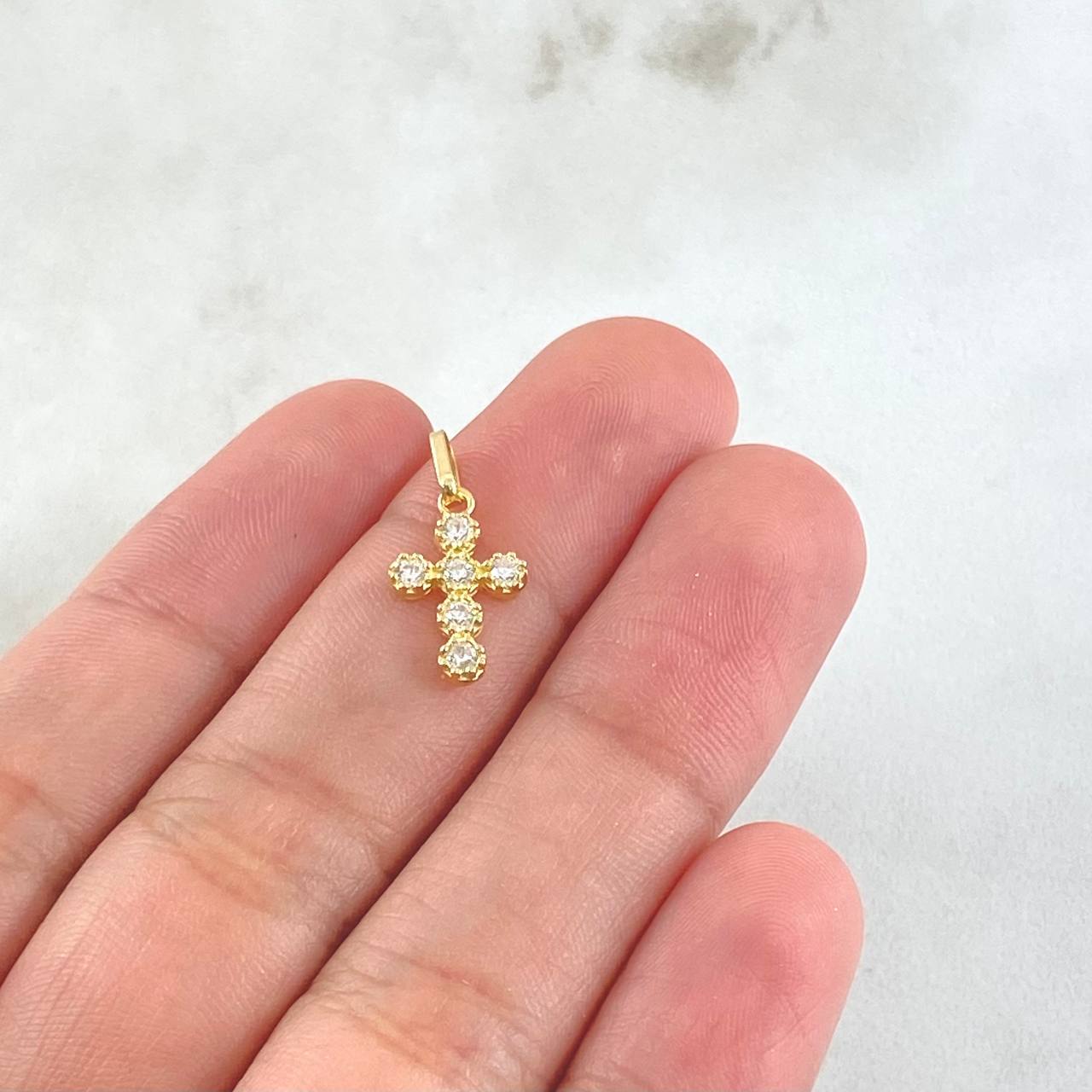 Dije Cruz 0.65gr / 1.8cm / Oro 18K ©