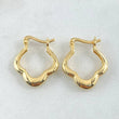 Candongas Flor Trebol 3.2gr / 2cm / Oro Amarillo 18K *
