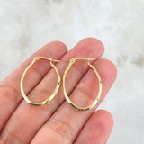 Candongas Clau 1.1gr / 3cm / Oro 18K