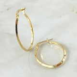 Candongas Clau 1.1gr / 3cm / Oro 18K