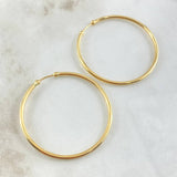 Candongas Aro 3.25gr / 4.3cm / Oro 18K