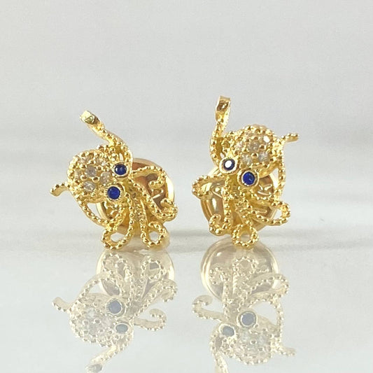 Topos Pulpo 1.1gr / Oro Amarillo 18K ©