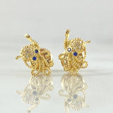 Topos Pulpo 1.1gr / Oro Amarillo 18K ©