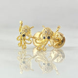 Topos Pulpo 1.05gr / 1cm / Oro Amarillo 18K