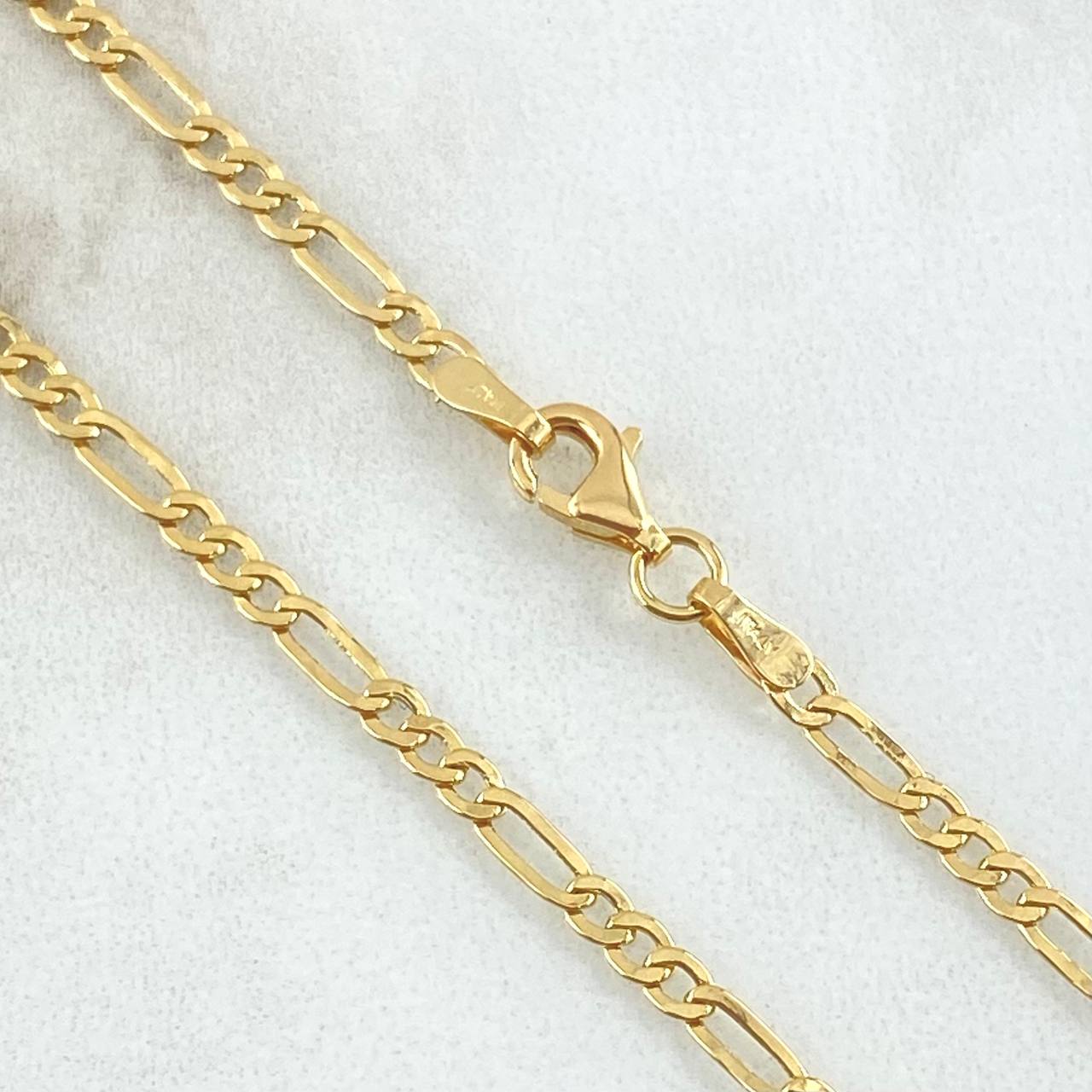 Cadena Figaro 2.35gr / 40cm / +1 Oro 18K