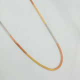 Cadena Sedusa 1.55g / 45cm / 1.2mm Tres Oros 18K