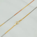 Cadena Sedusa 1.55g / 45cm / 1.2mm Tres Oros 18K
