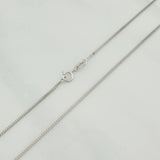Cadena Franco 1.95gr / 45.3cm / 0.7mm Oro Blanco +3 18K &