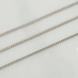 Cadena Franco 1.95gr / 45.3cm / 0.7mm Oro Blanco +3 18K &