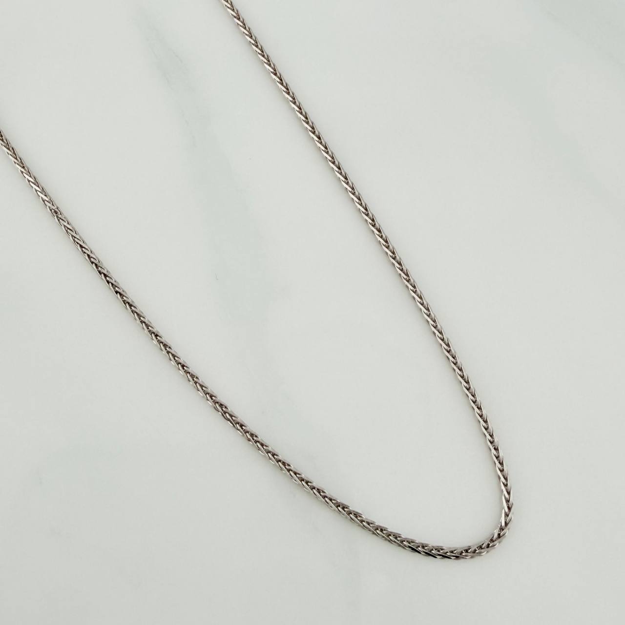 Cadena Franco 3.95gr / 45.4cm / 1.04mm Oro Blanco +3 18K %